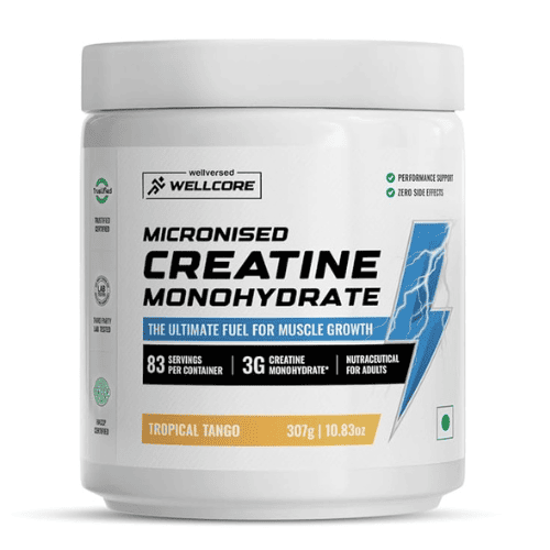 Wellcore - Pure Micronised Creatine Monohydrate (307g, 83Servings) Tropical Tango - Image 3